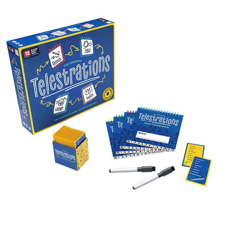 Telestrations: 12 Player Party Pack (Refresh) (Minor Damage)