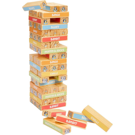 Bluey: Wooden Tumbling Tower