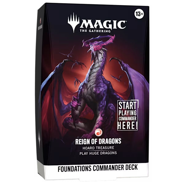 Magic: The Gathering - Foundations Commander Deck - Reign of Dragons