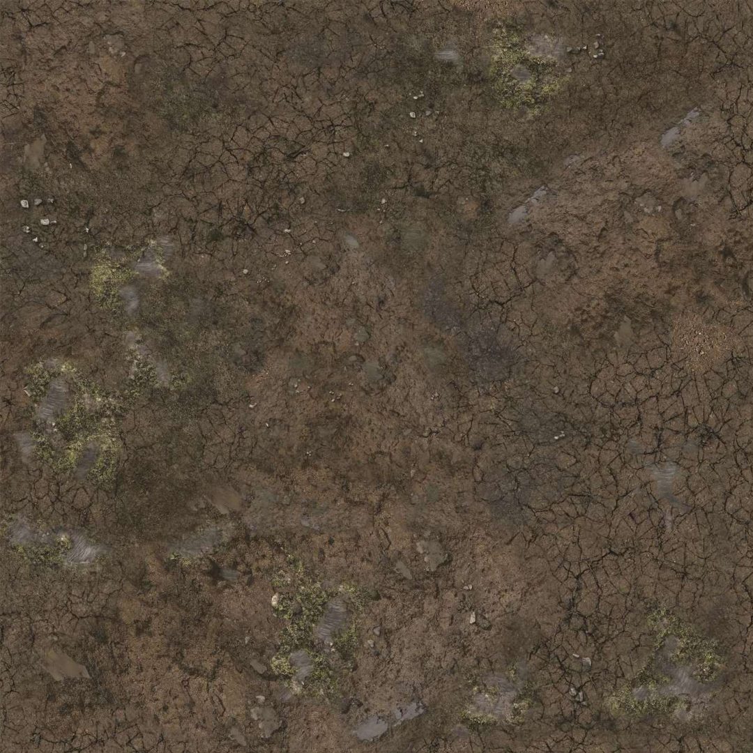 Battle Systems: Muddy Streets Gaming Mat 2×2