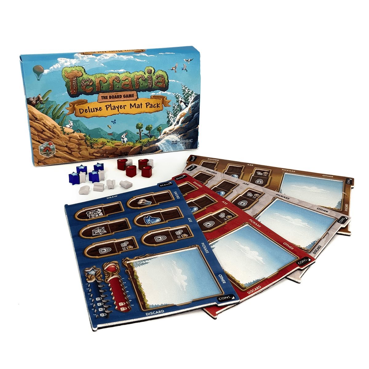 Terraria: The Board Game - Deluxe Player Mat Pack (4 Pack)