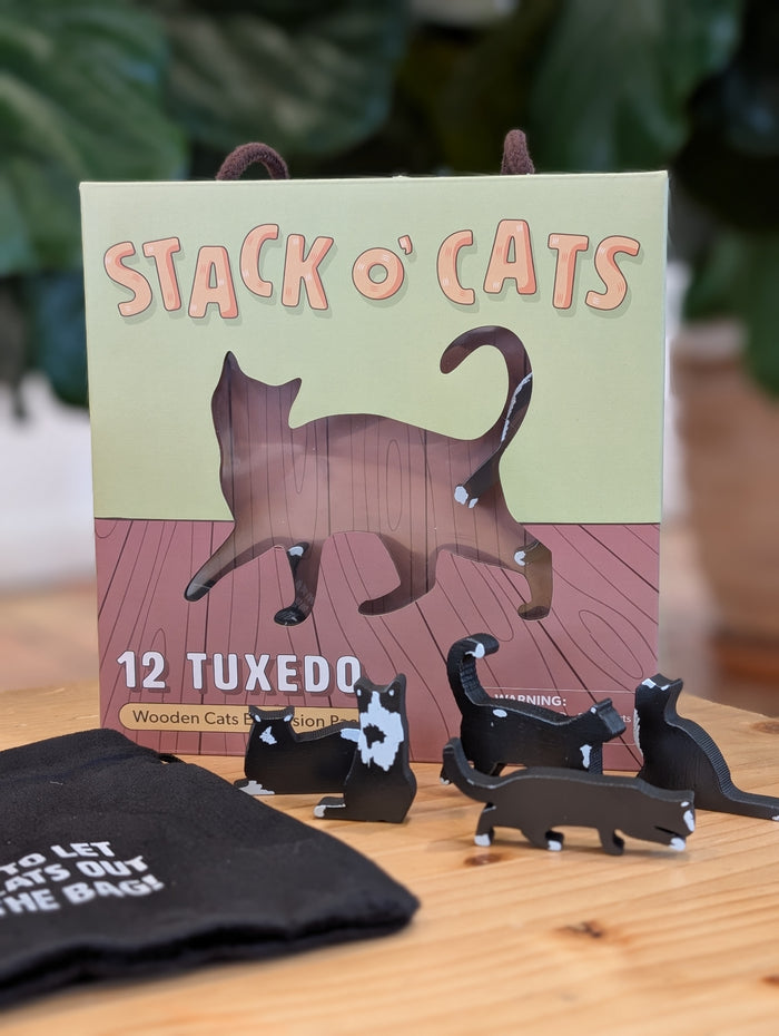 Stack O’ Cats: Tuxedo Shell Expansion Pack – Board Game Bliss