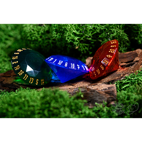 PolyHero Rogue 3d20 Gems