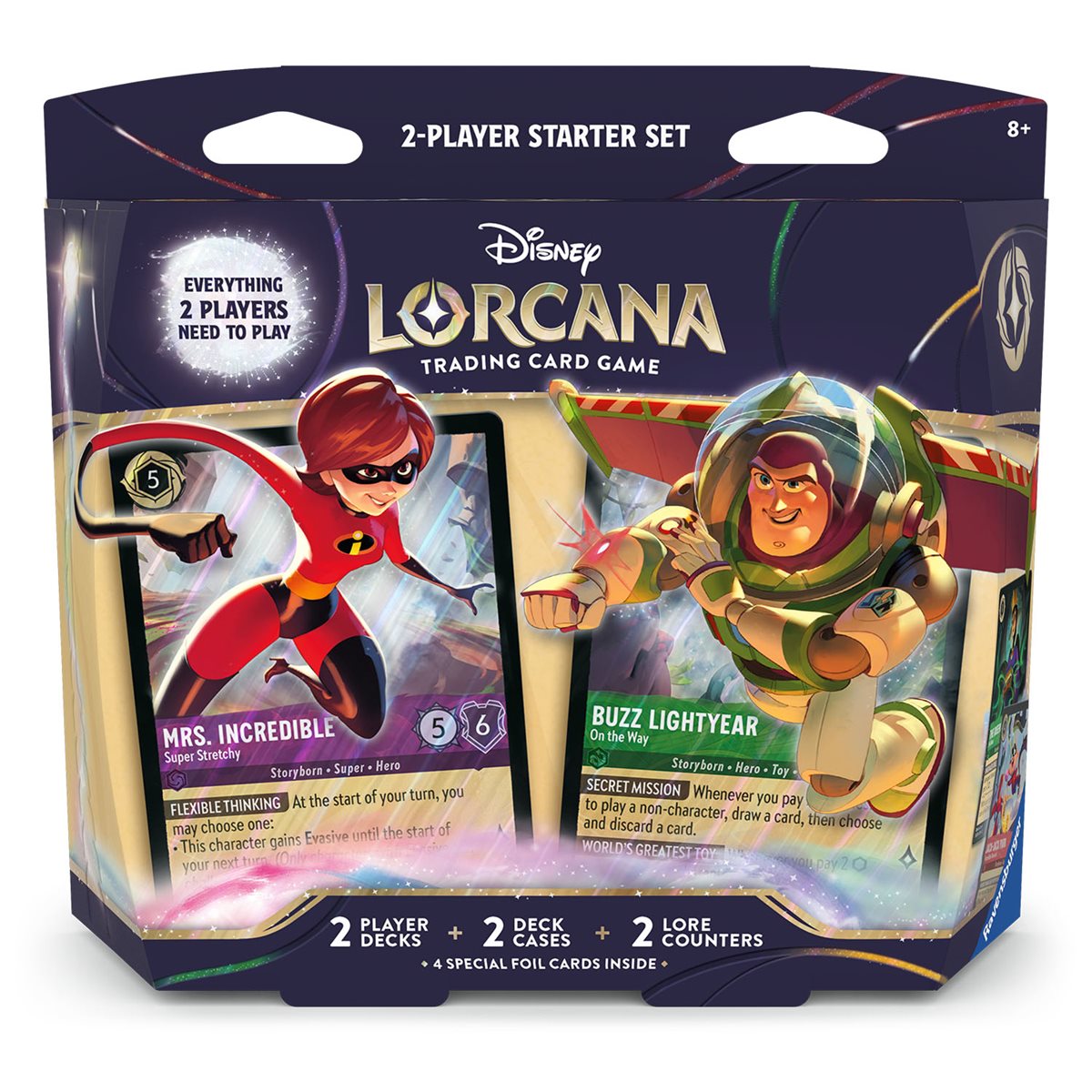 Disney Lorcana Set 12: Wilds Unknown - Two-Player Deck - Elastigirl and Buzz Lightyear