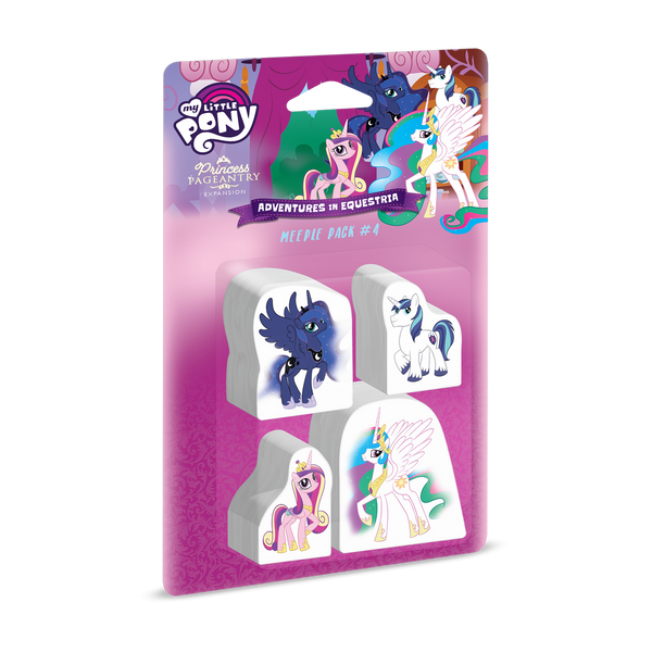 My Little Pony: Adventures in Equestria Deck-Building Game –  Princess Pageantry Expansion: Meeple Pack #4