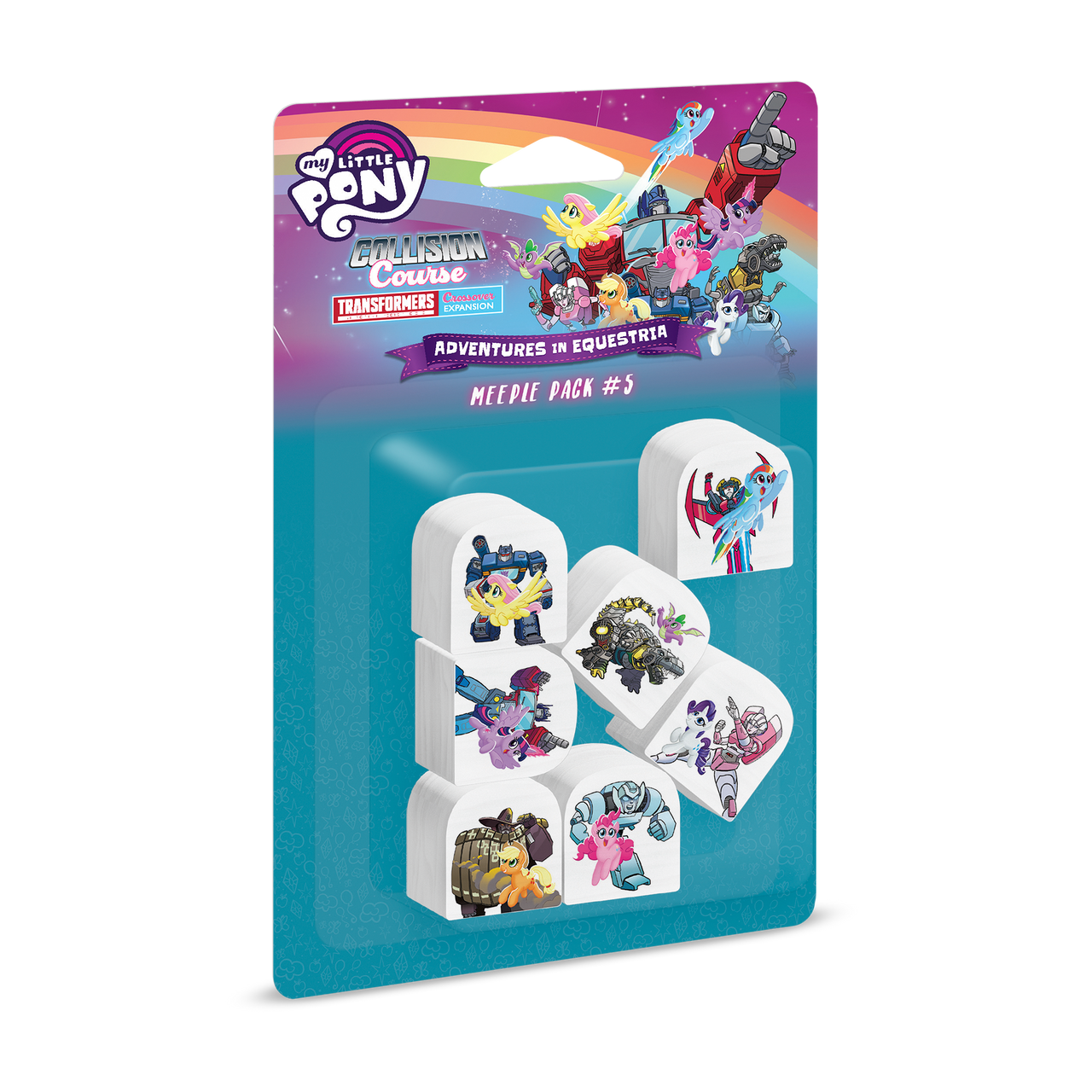 My Little Pony: Adventures in Equestria Deck-Building Game – Collision Course a Transformers Crossover Expansion Meeple Pack #5
