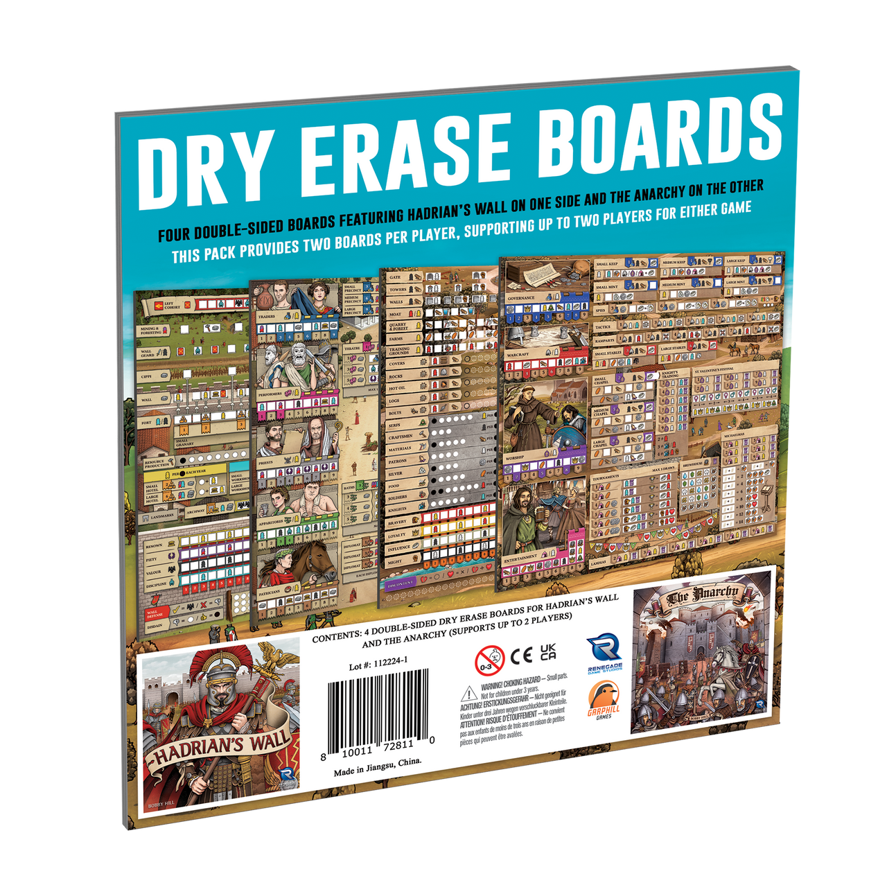 Hadrian's Wall/The Anarchy: Dry Erase Boards