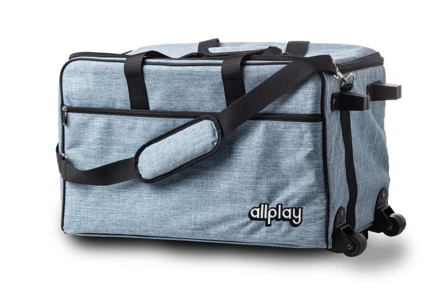 Rolling Board Game Bag: Sky Blue