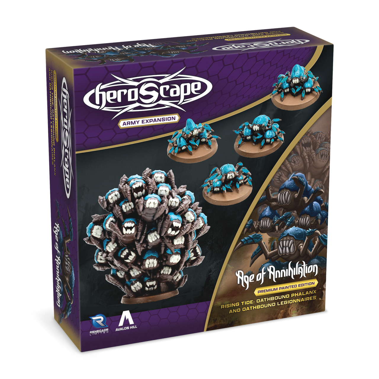 Heroscape: Rising Tide – Oathbound Phalanx and Oathbound Legionnaires Army Expansion (Premium Painted Edition)