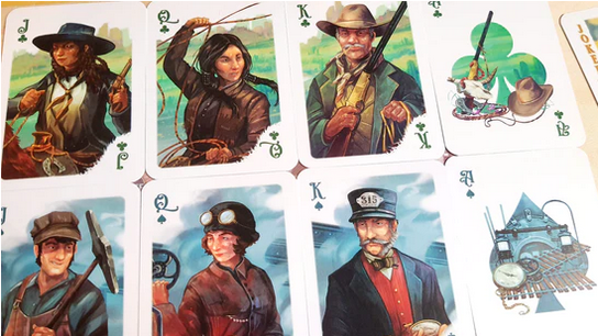 Pioneer Rails Poker Cards