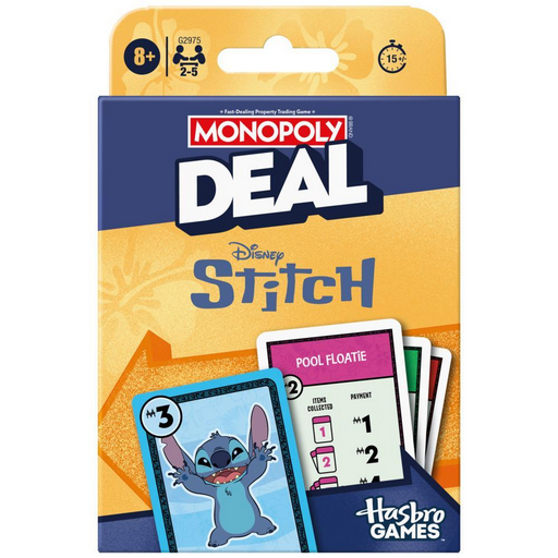 Monopoly Deal: Disney Stitch Edition Card Game *PRE-ORDER*
