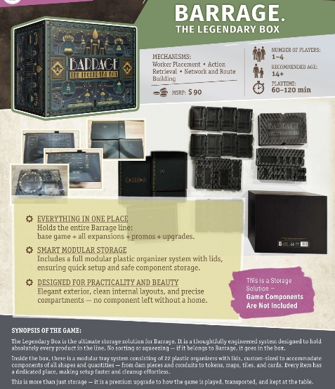 Barrage: The Legendary Box *PRE-ORDER*