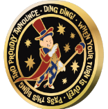 Into the Fun Factory Ding Ding Challenge Coin
