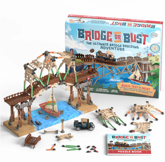 Bridge or Bust - The Ultimate Bridge-Building Adventure (Local Pickup Only)