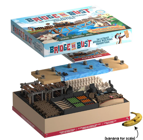Bridge or Bust - The Ultimate Bridge-Building Adventure (Local Pickup Only)