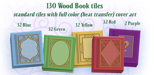 A Place for All My Books Tile Set