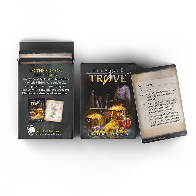 Dungeons & Dragons 5E - Treasure Trove Deck: CR 5-8