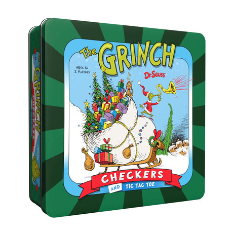 Checkers & Tic Tac Toe - The Grinch *PRE-ORDER*