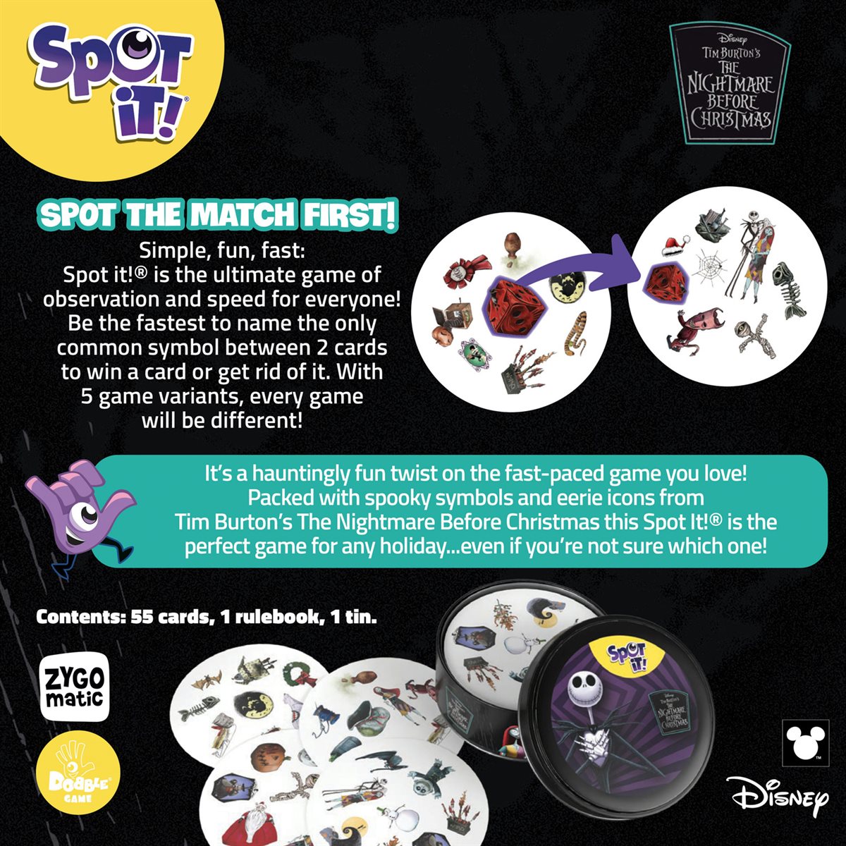 Spot It: The Nightmare Before Christmas *PRE-ORDER*