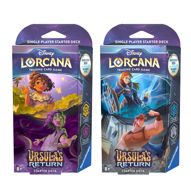 Disney Lorcana - Ursula's Return - Starter Decks (Set of 2) (Release May 17, 2024) *PRE-ORDER*