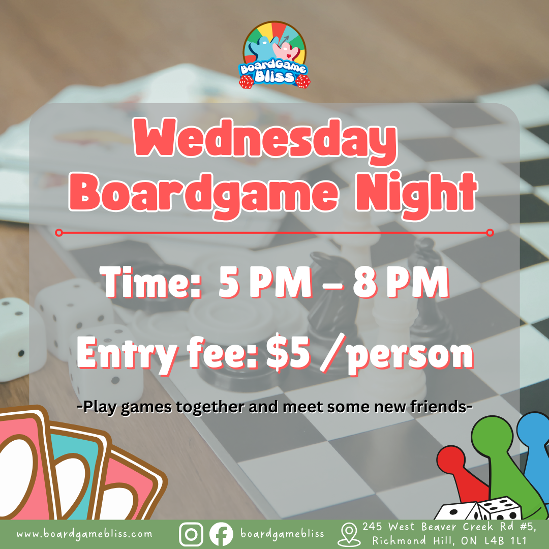 The Bliss Fellowship - Wednesday Night Board Games