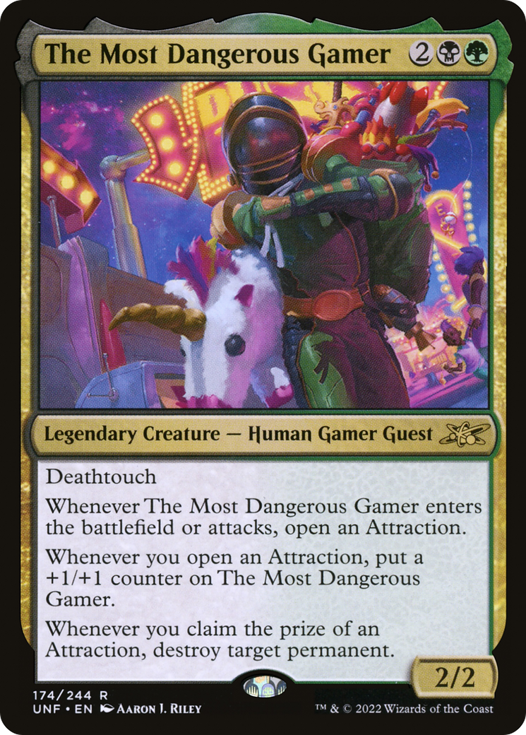 The Most Dangerous Gamer (UNF-174) - Unfinity Foil [Rare]