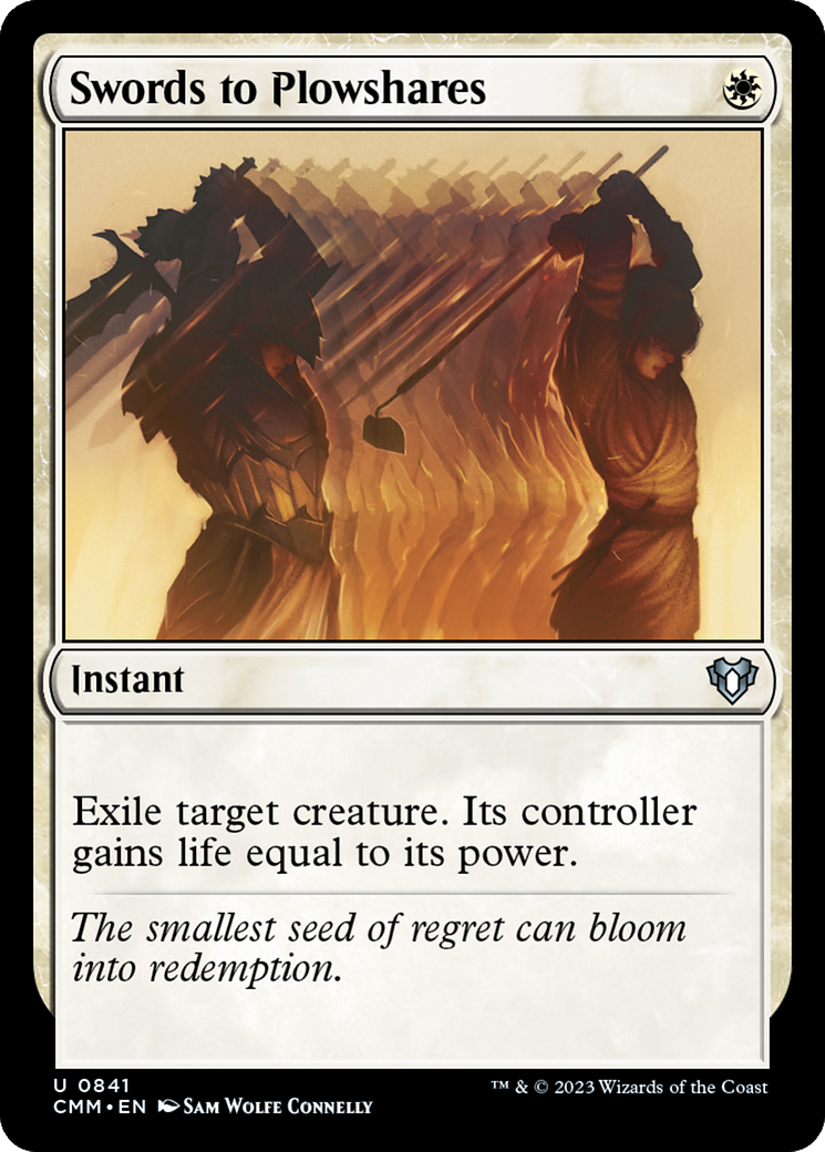 Swords to Plowshares (CMM-841) - Commander Masters [Uncommon]