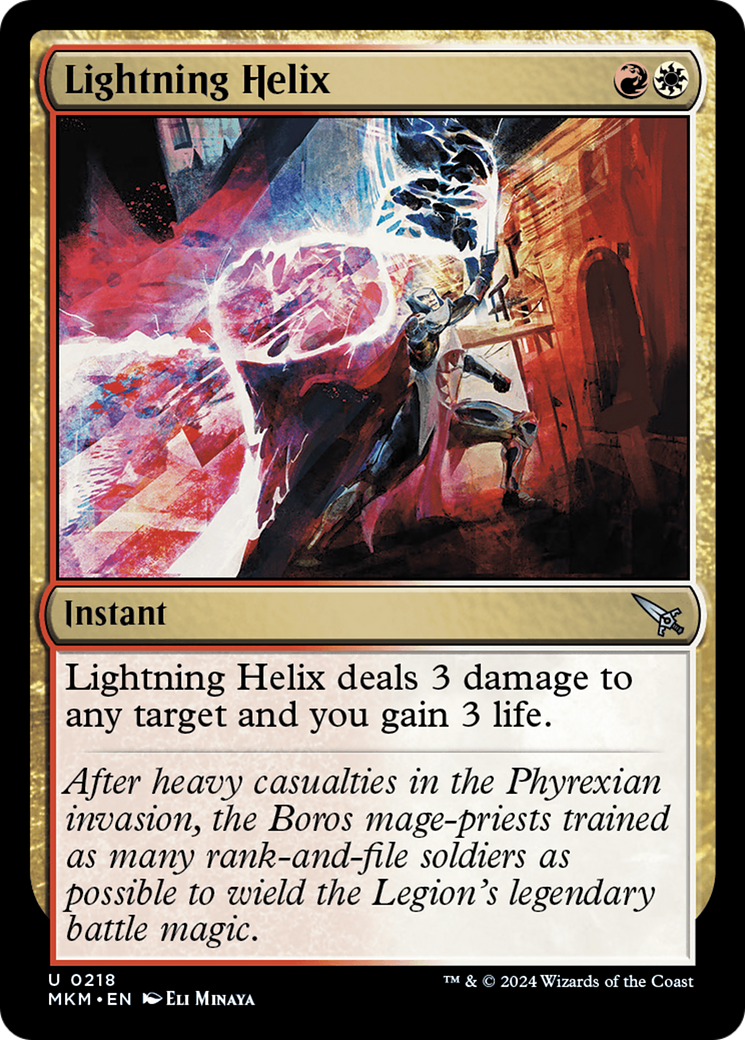 Lightning Helix (MKM-218) - Murders at Karlov Manor [Uncommon]