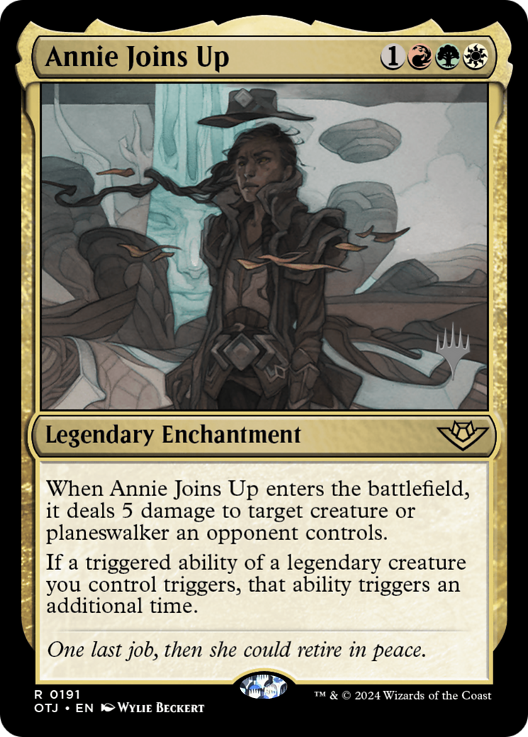 Annie Joins Up (POTJ-191P) - Outlaws of Thunder Junction Promos Foil [Rare]