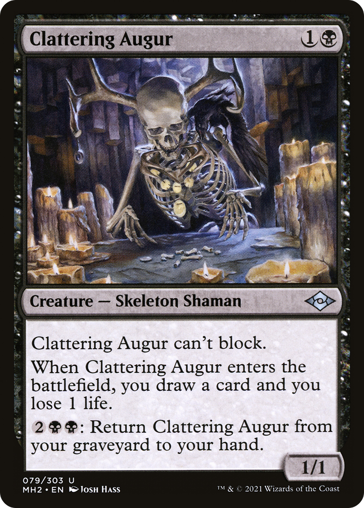 Clattering Augur (MH2-079) - Modern Horizons 2 [Uncommon]