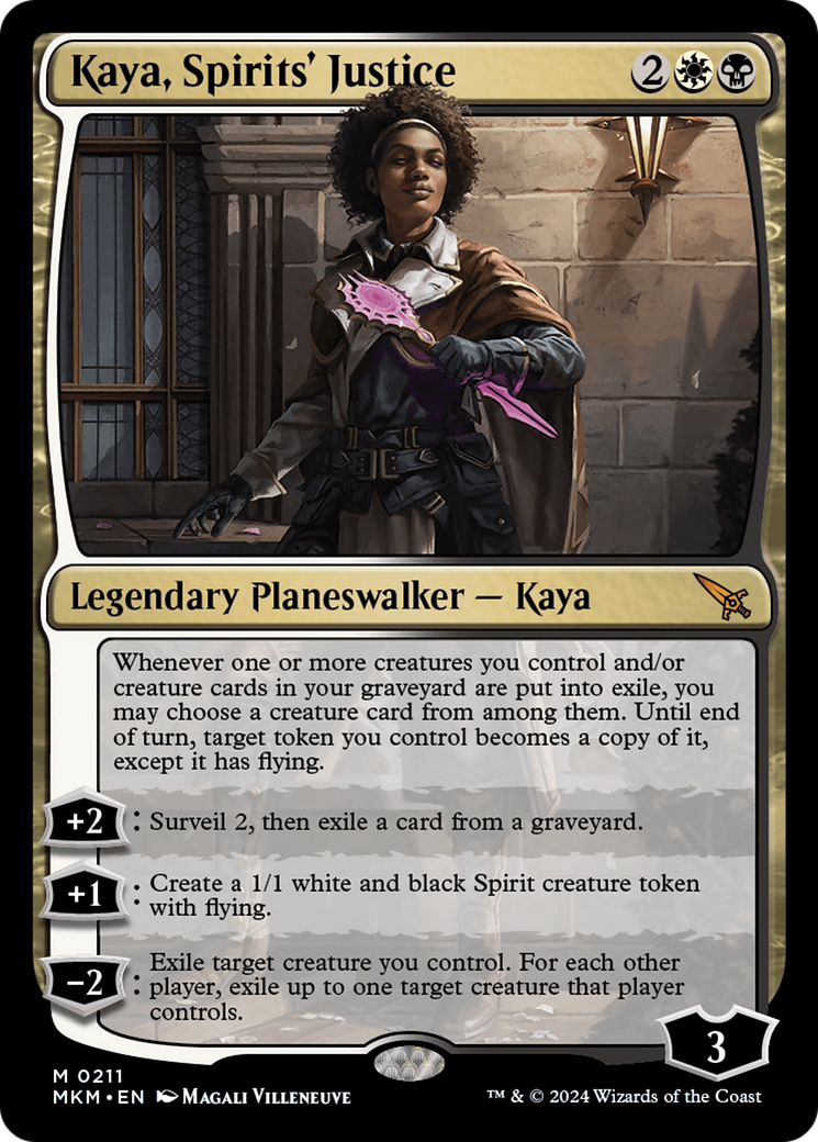 Kaya, Spirits' Justice (MKM-211) - Murders at Karlov Manor [Mythic]