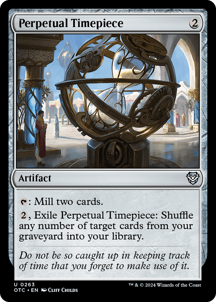 Perpetual Timepiece (OTC-263) - Outlaws of Thunder Junction Commander [Uncommon]