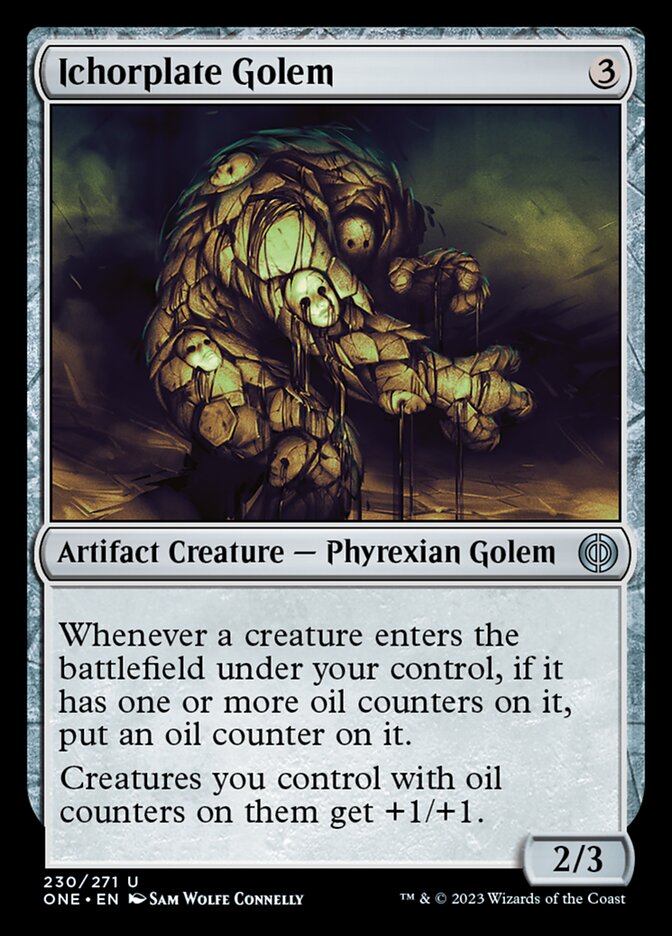 Ichorplate Golem (ONE-230) - Phyrexia: All Will Be One [Uncommon]