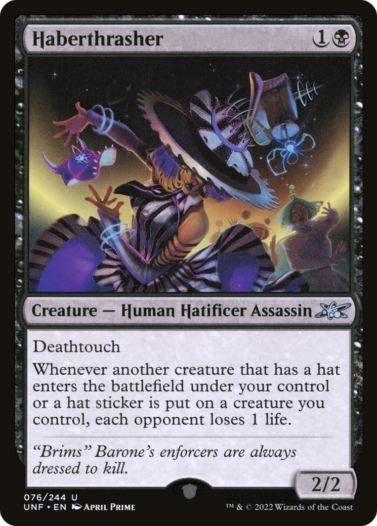 Haberthrasher (UNF-076) - Unfinity Foil [Uncommon]