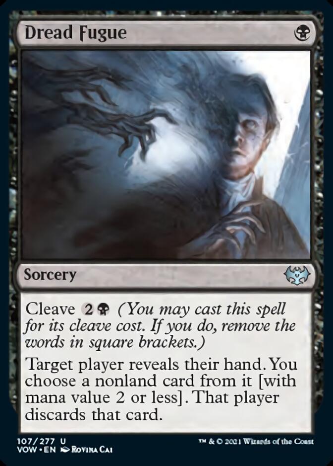 Dread Fugue (VOW-107) - Innistrad: Crimson Vow [Uncommon]