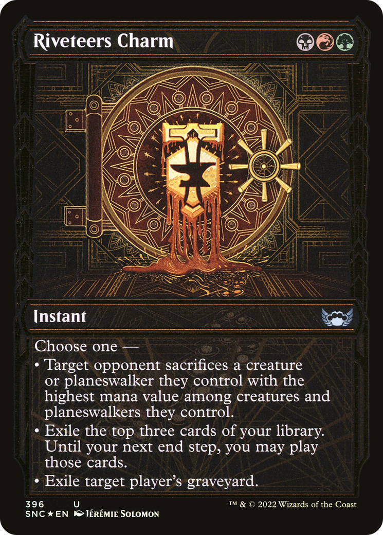 Riveteers Charm (SNC-396) - Streets of New Capenna: (Showcase) Foil [Uncommon]