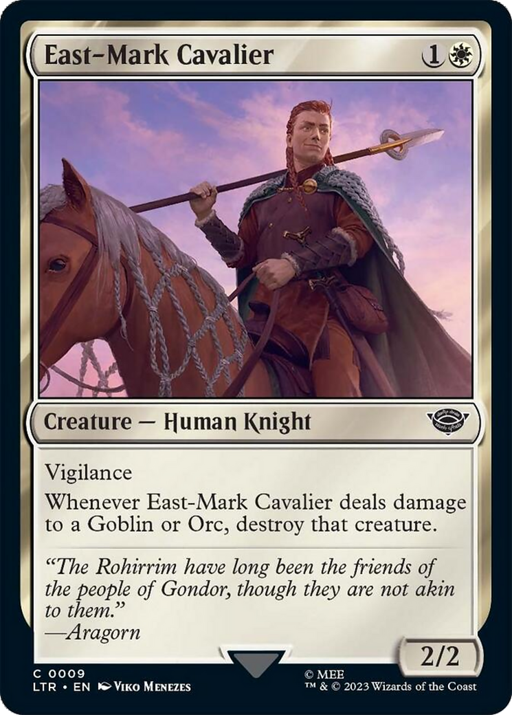 East-Mark Cavalier (LTR-009) - The Lord of the Rings: Tales of Middle-earth [Common]