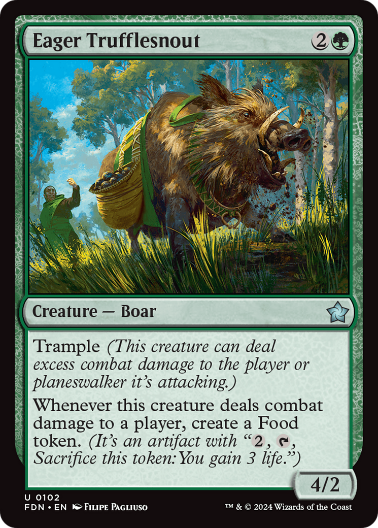 Eager Trufflesnout (FDN-102) - Foundations [Uncommon]