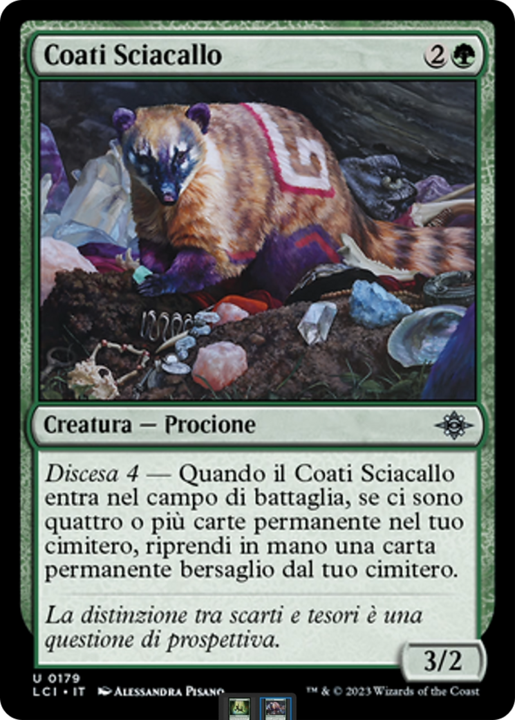 Coati Scavenger (LCI-179) - The Lost Caverns of Ixalan [Uncommon]