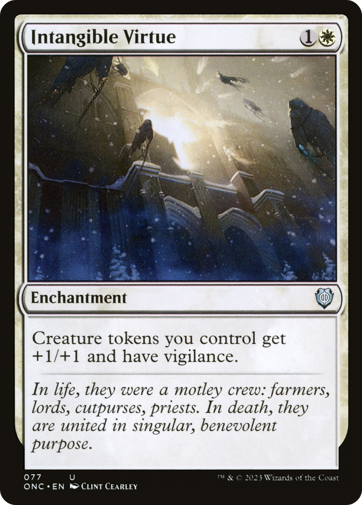 Intangible Virtue (ONC-077) - Phyrexia: All Will Be One Commander [Uncommon]