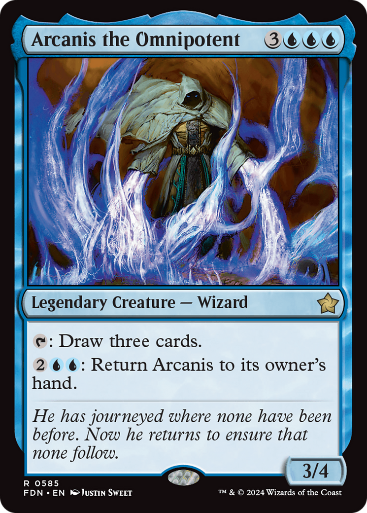 Arcanis the Omnipotent (FDN-585) - Foundations [Rare]
