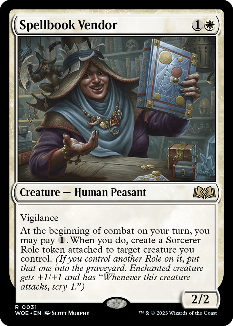 Spellbook Vendor (WOE-031) - Wilds of Eldraine [Rare]