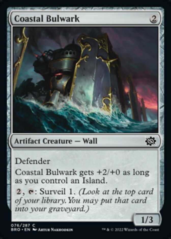 Coastal Bulwark (BRO-076) - The Brothers' War [Common]