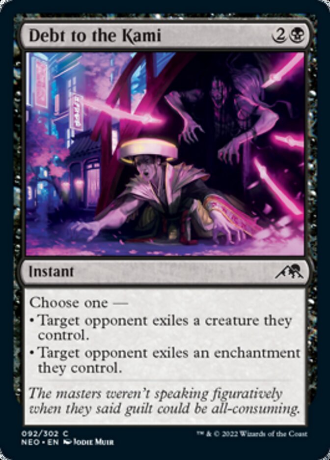 Debt to the Kami (NEO-092) - Kamigawa: Neon Dynasty [Common]