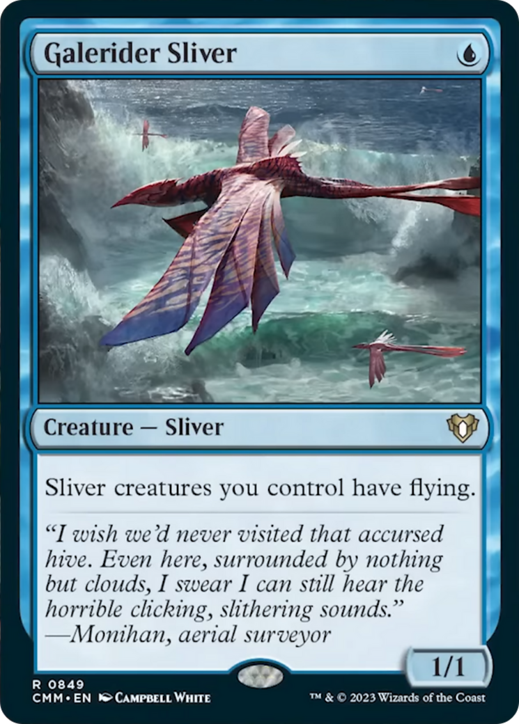 Galerider Sliver (CMM-849) - Commander Masters [Rare]