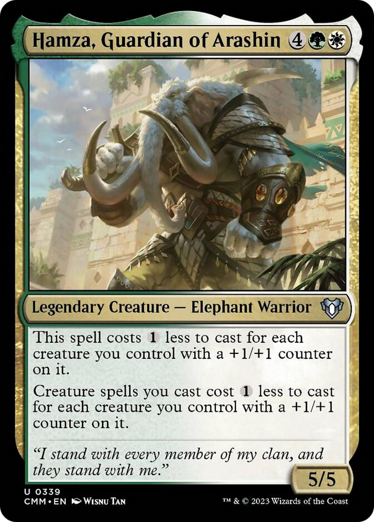 Hamza, Guardian of Arashin (CMM-339) - Commander Masters [Uncommon]