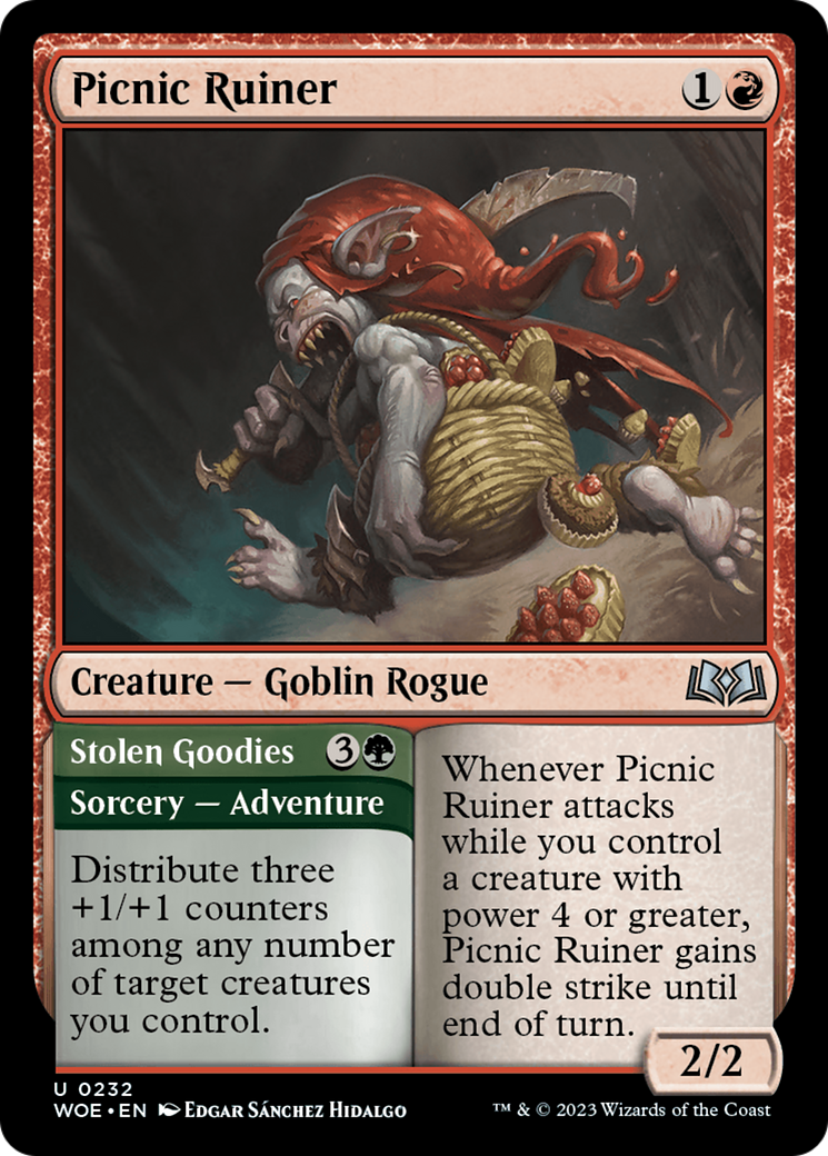 Picnic Ruiner // Stolen Goodies (WOE-232) - Wilds of Eldraine [Uncommon]