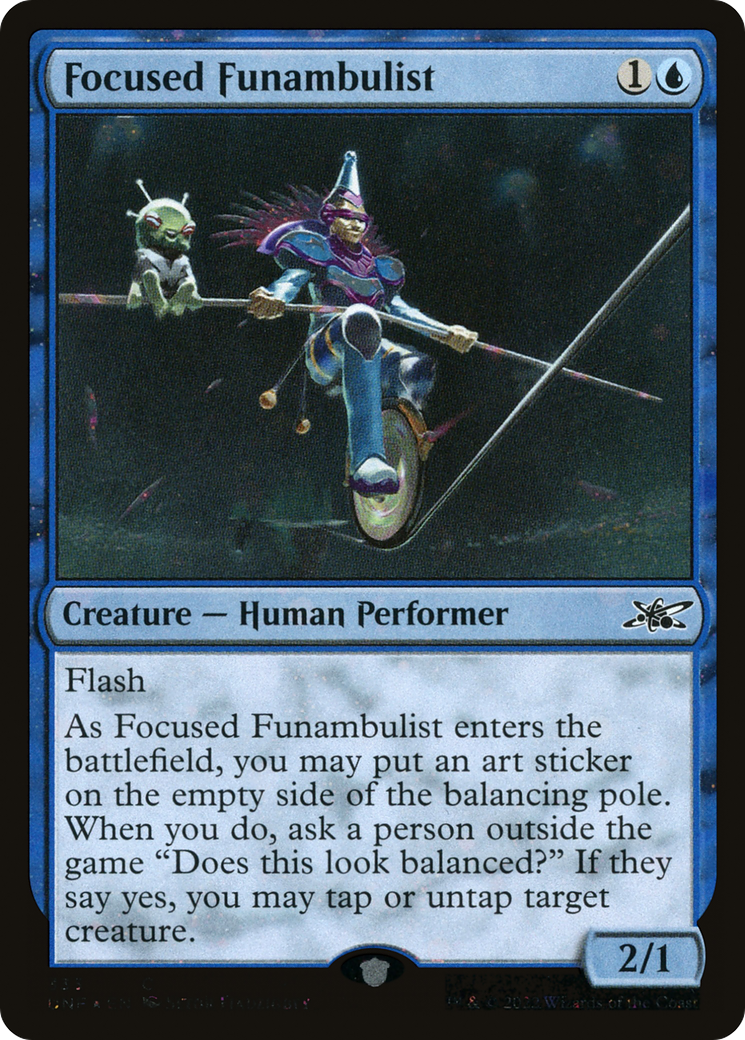 Focused Funambulist (UNF-333) - Unfinity Galaxy Foil [Common]