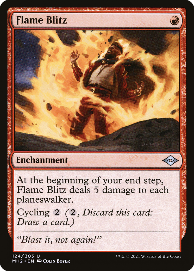 Flame Blitz (MH2-124) - Modern Horizons 2 [Uncommon]