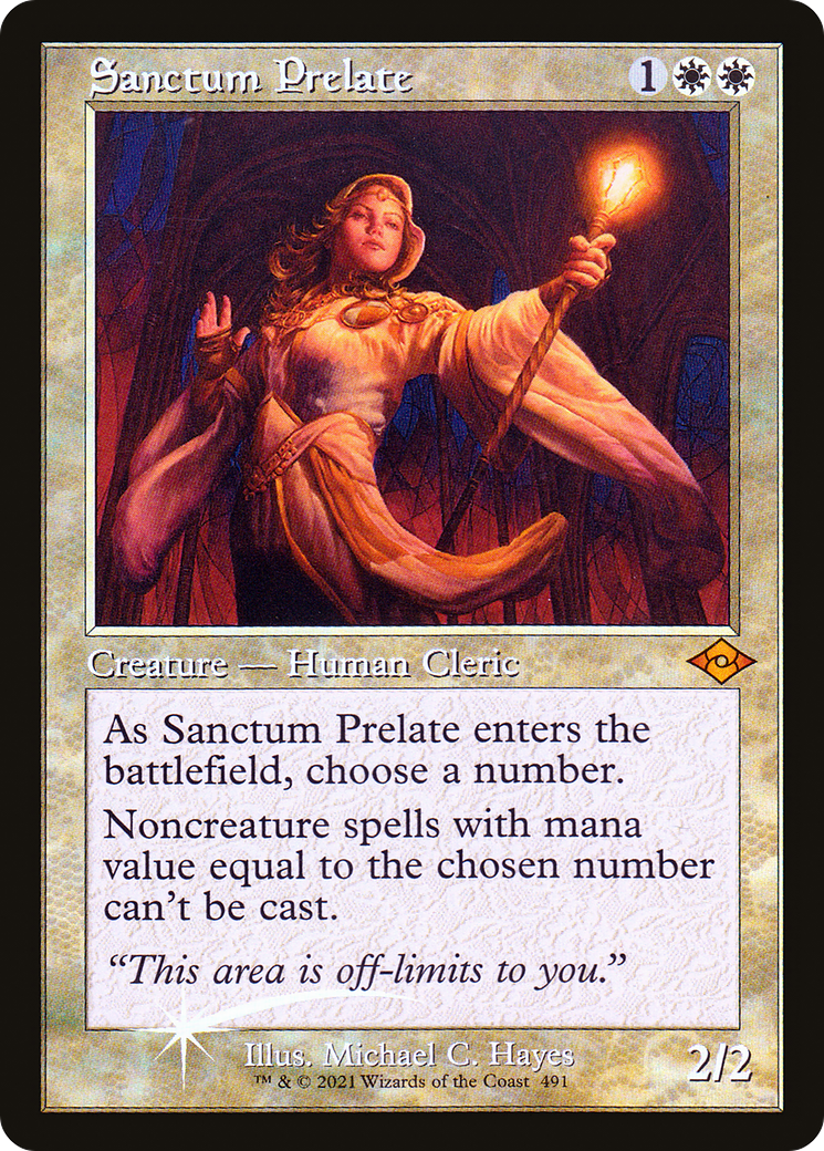 Sanctum Prelate (MH2-491) - Modern Horizons 2 Foil [Mythic] Retro Frame